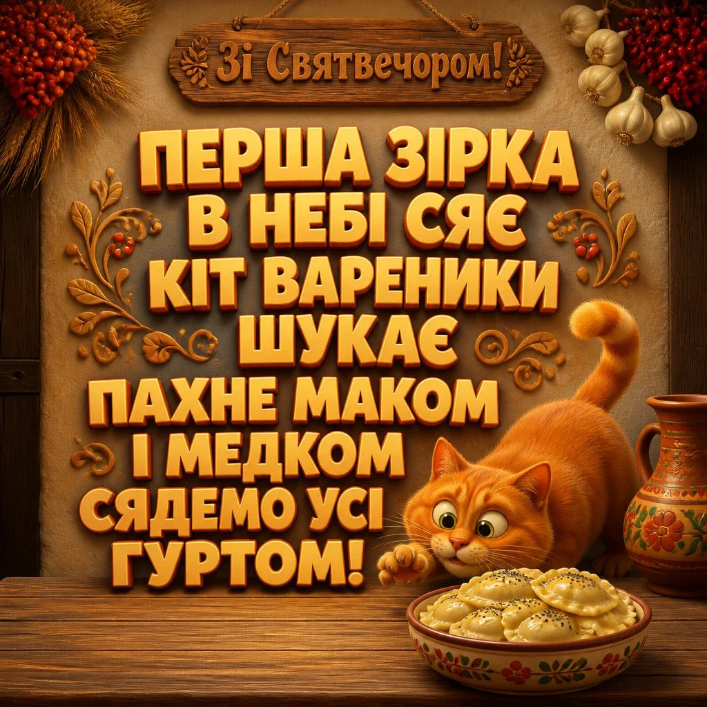 святвечір привітання
