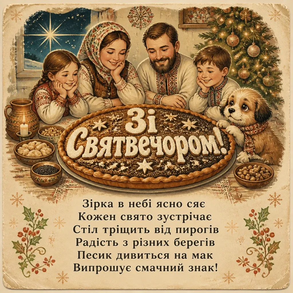 святвечір привітання