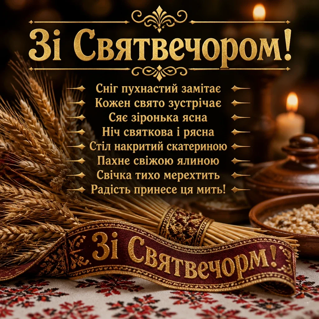 святвечір привітання
