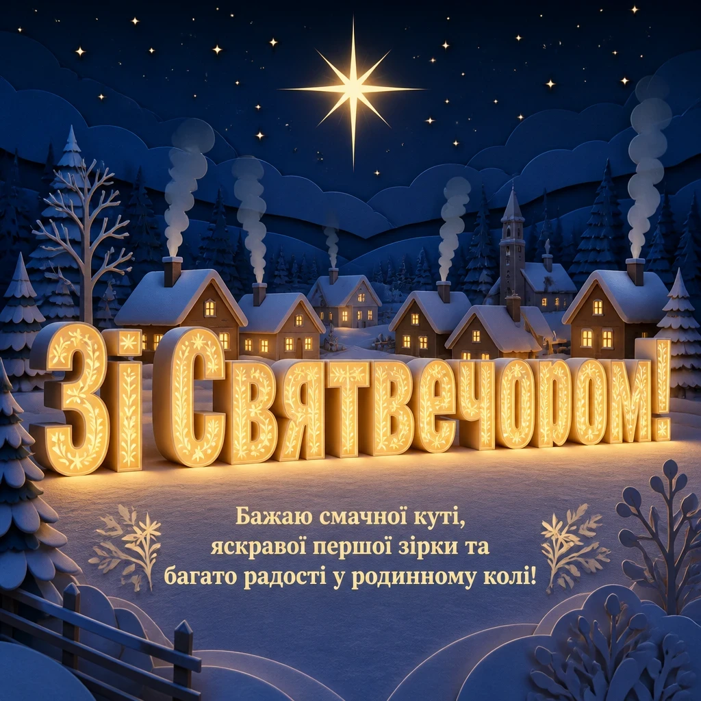 святвечір привітання