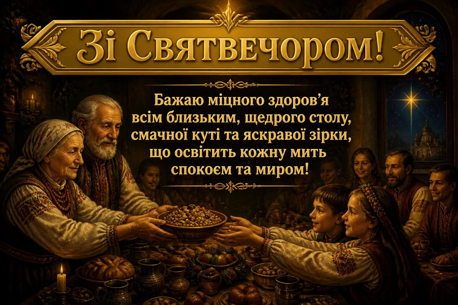 святвечір привітання