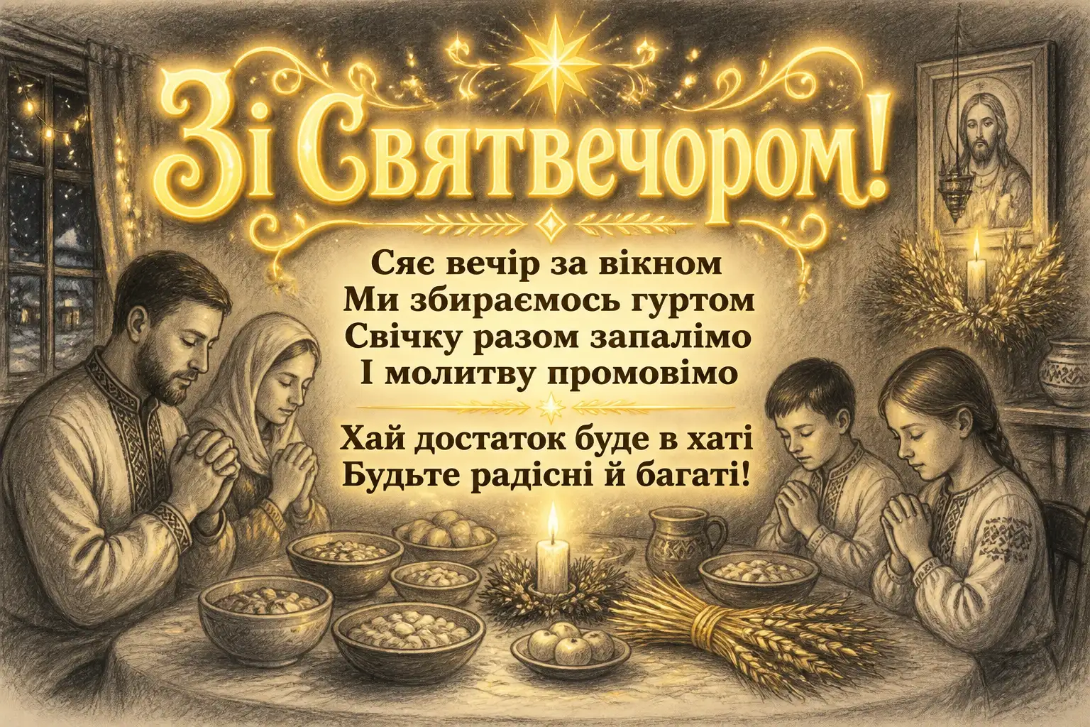 святвечір привітання
