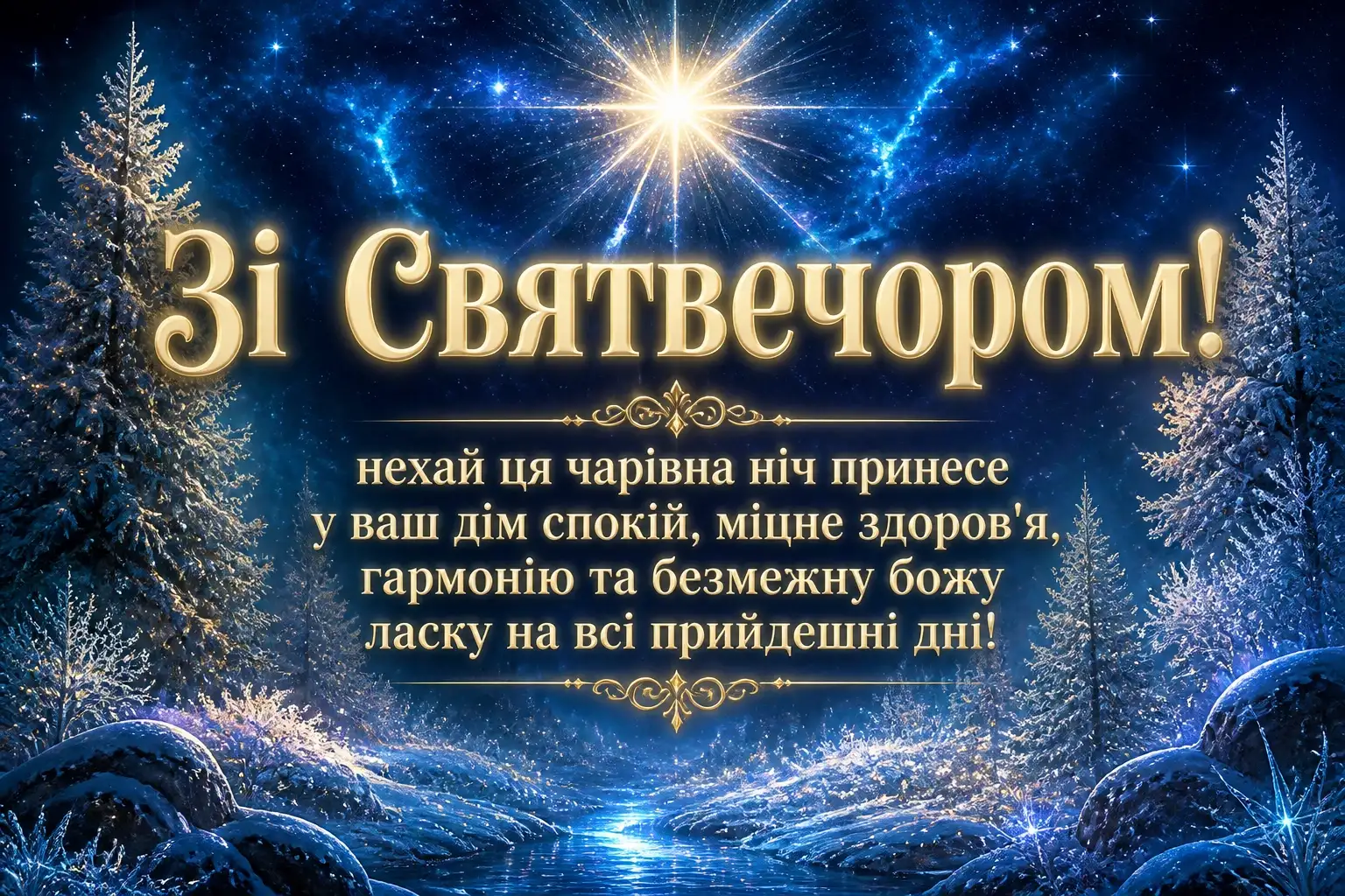 святвечір привітання