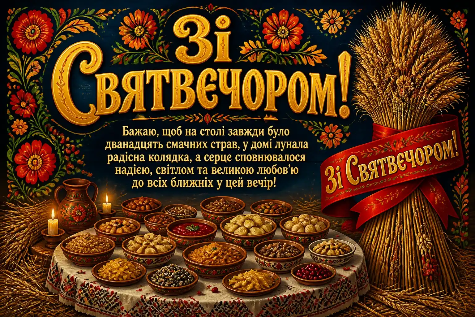 святвечір привітання