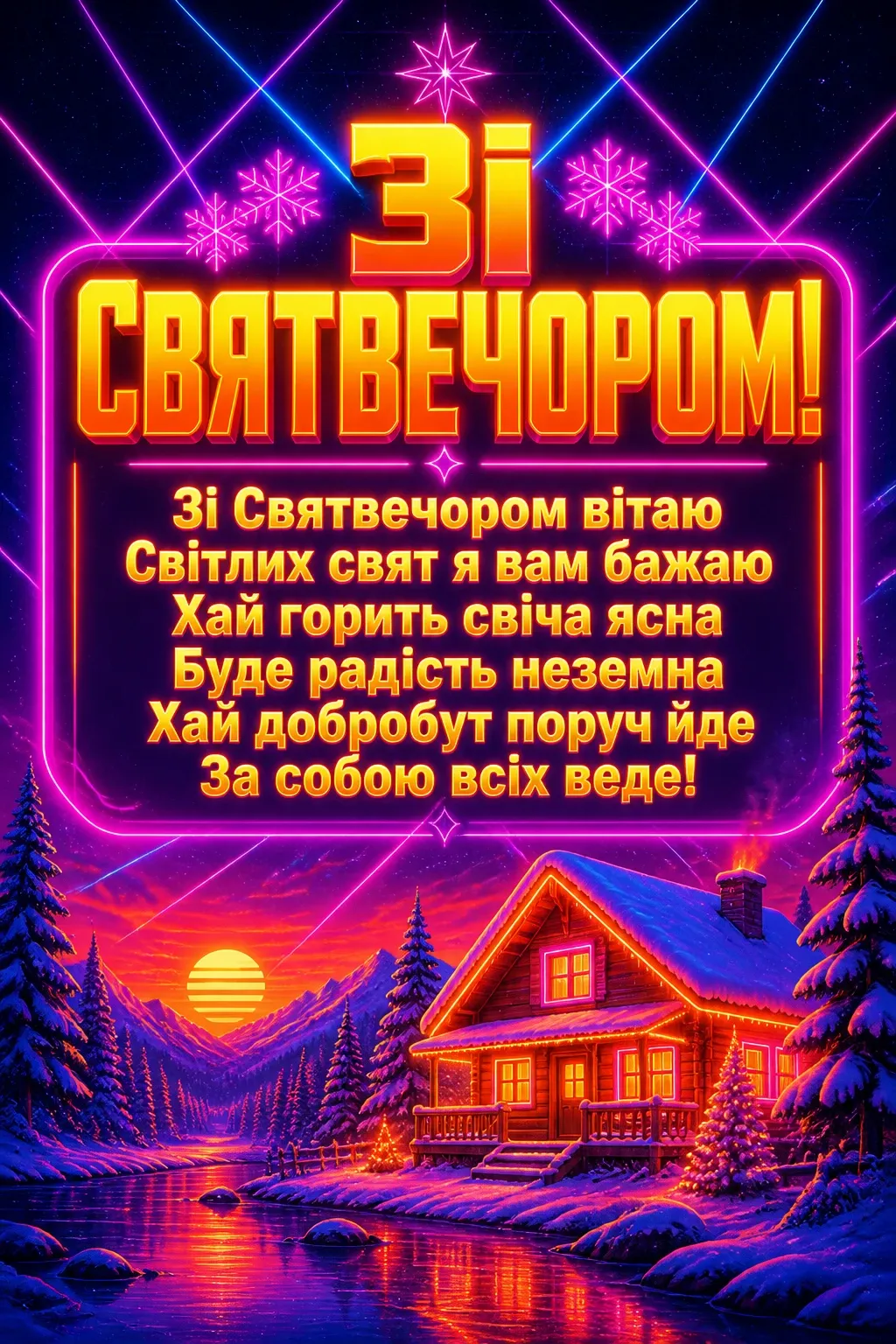 святвечір привітання