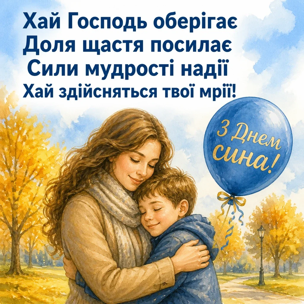 міжнародний день сина привітання