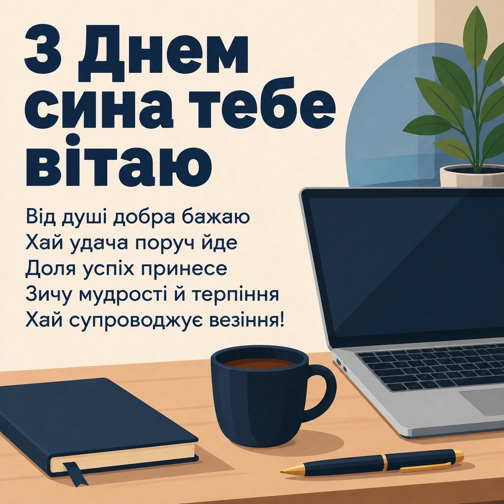 міжнародний день сина привітання