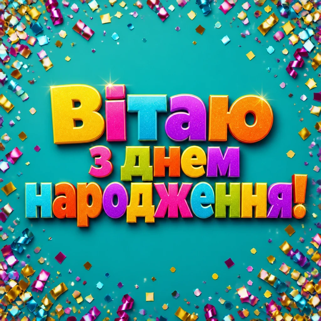 привітання з день народження