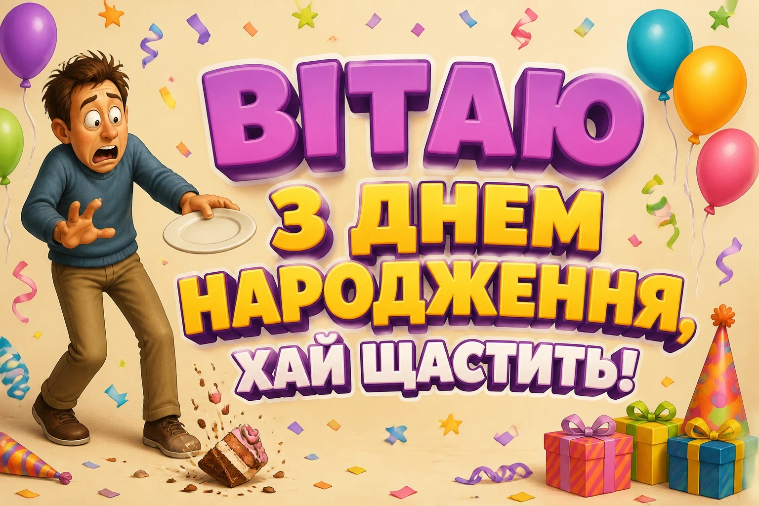 привітання з день народження