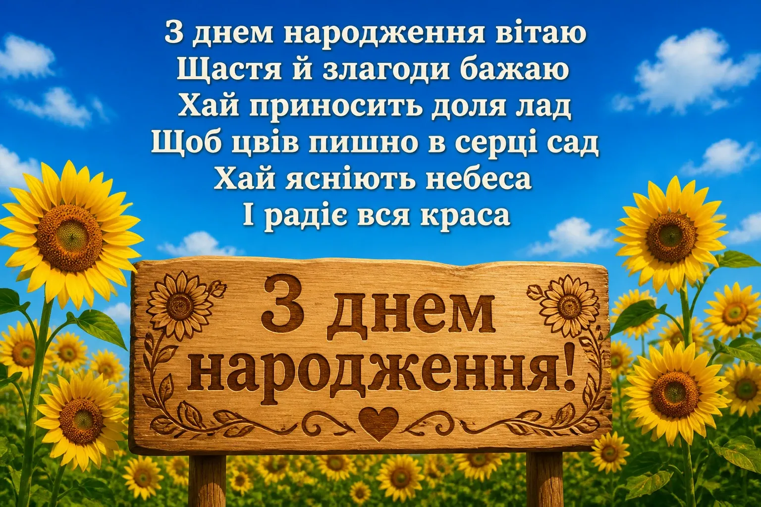 привітання з день народження