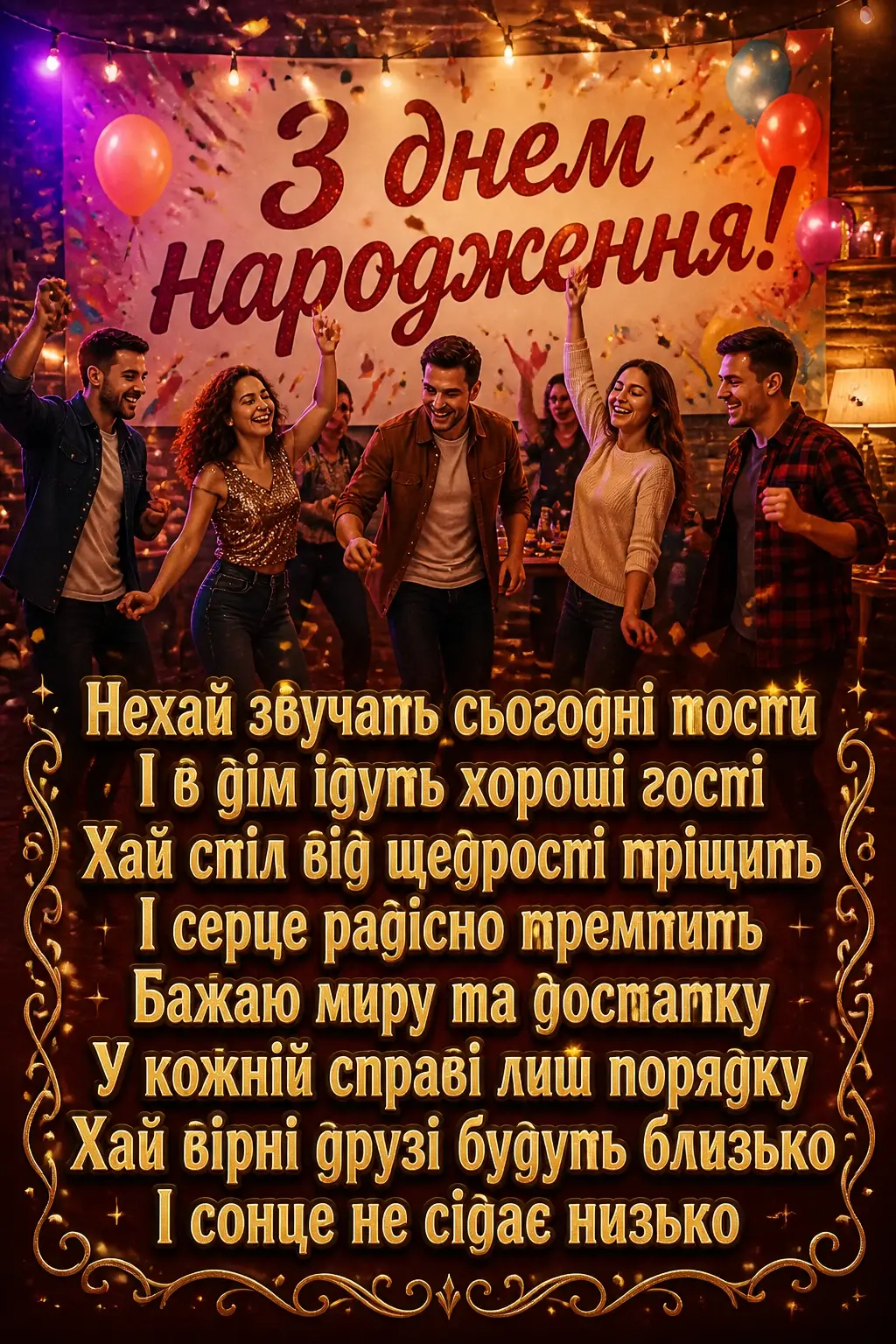 привітання з день народження