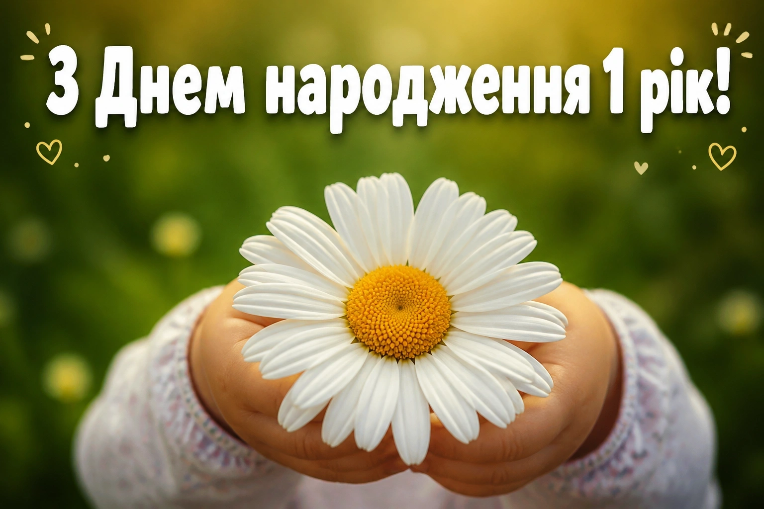 привітання з днем народження 1 рік