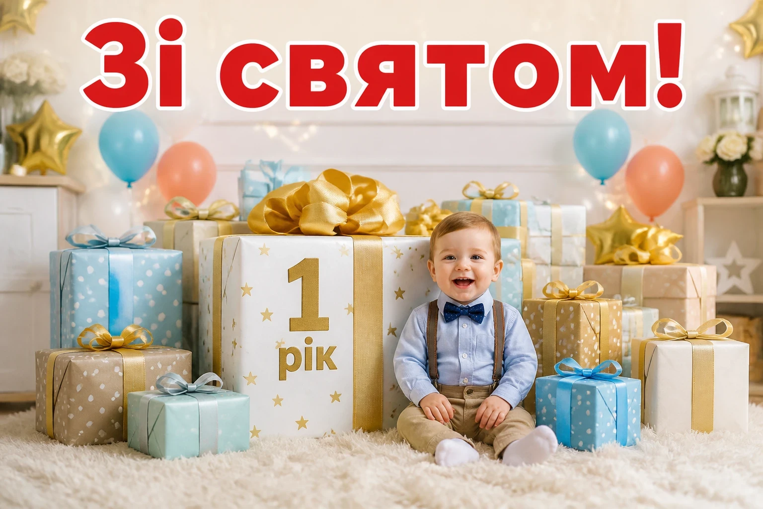 привітання з днем народження 1 рік