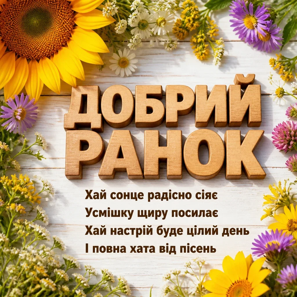 привітання з добрим ранком і гарного дня привітання з добрим ранком і гарного дня