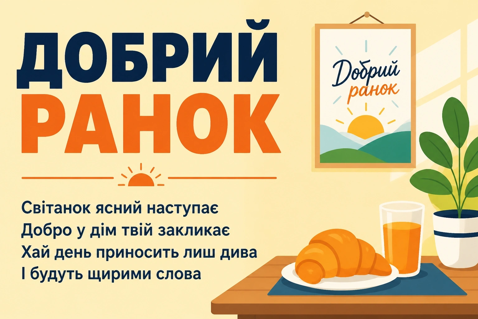 привітання з добрим ранком і гарного дня привітання з добрим ранком і гарного дня