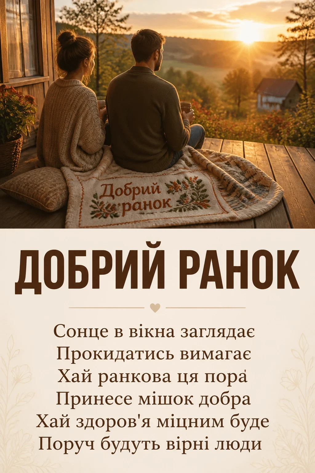 привітання з добрим ранком і гарного дня привітання з добрим ранком і гарного дня