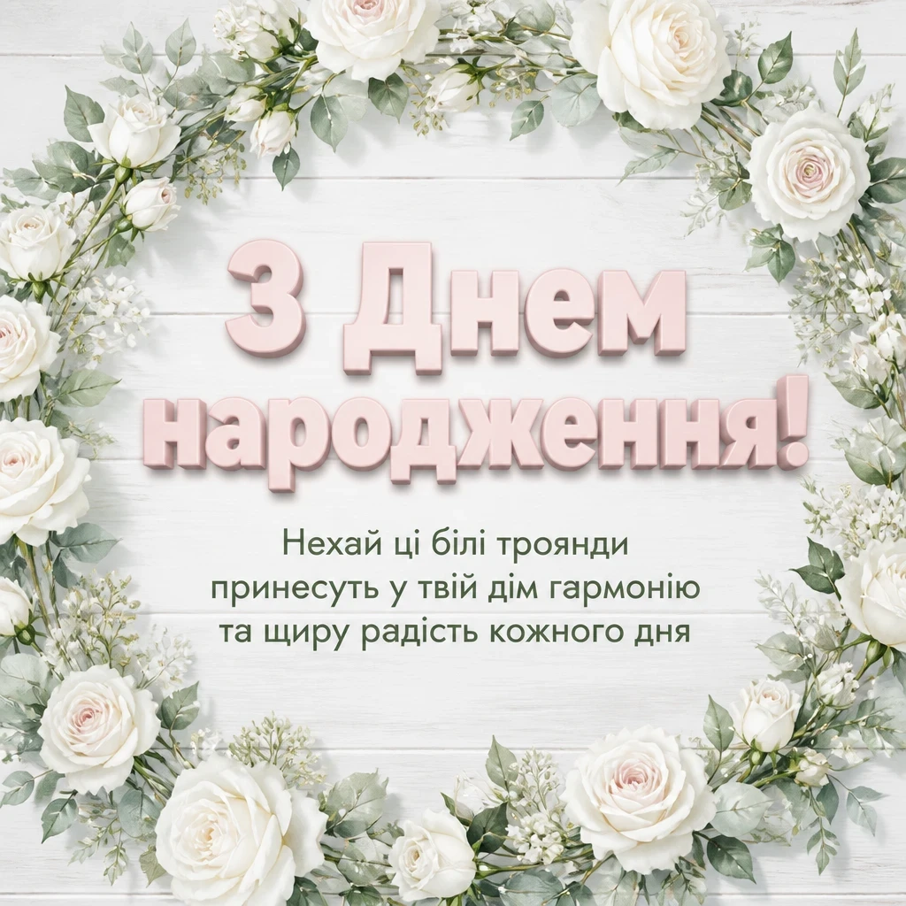 вітальні листівки привітання з днем народження білі троянди вітальні листівки привітання з днем народження білі троянди