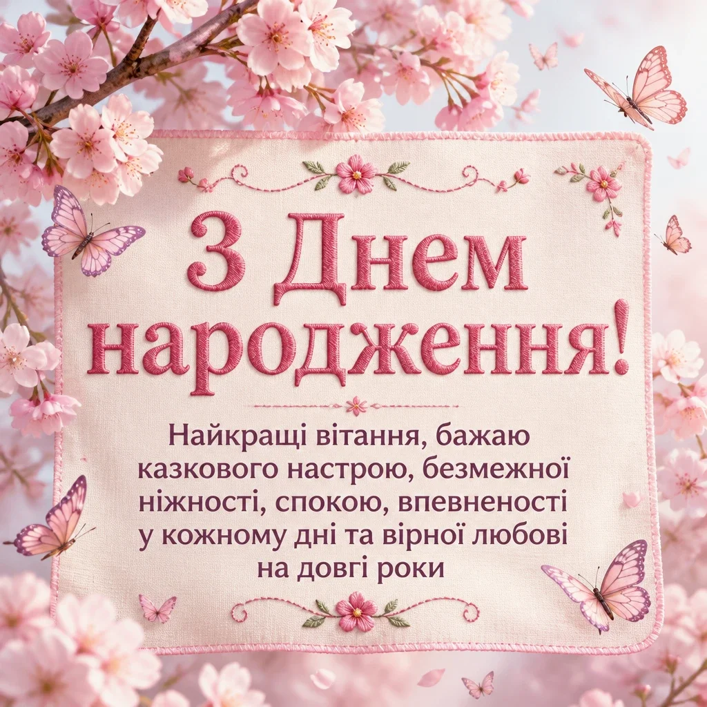 привітання до дня народження жінці
