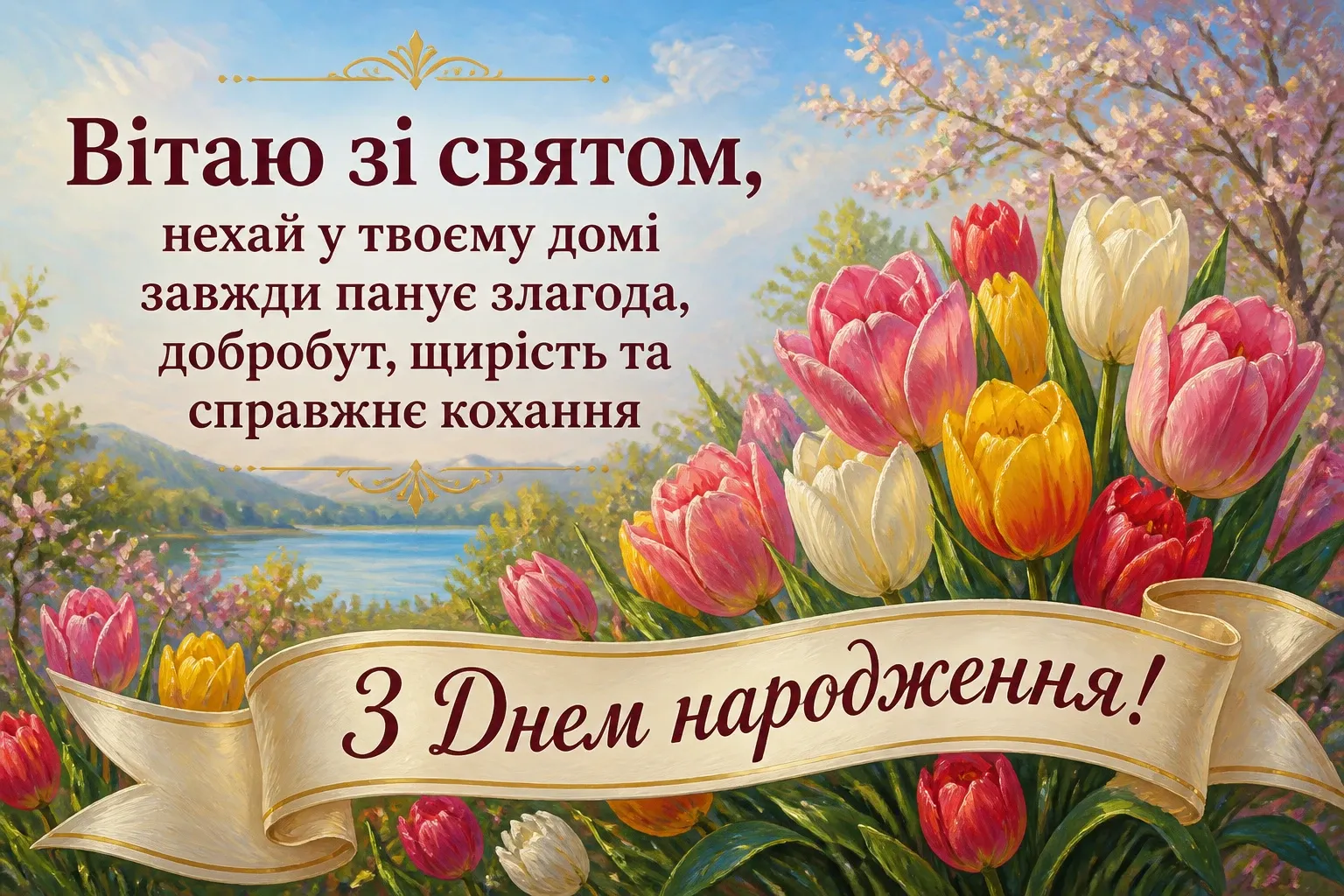 привітання до дня народження жінці