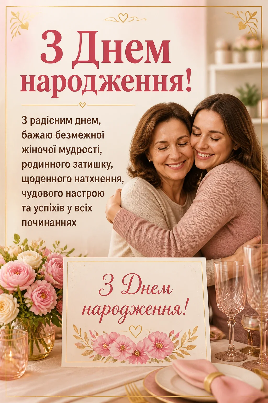 привітання до дня народження жінці привітання до дня народження жінці