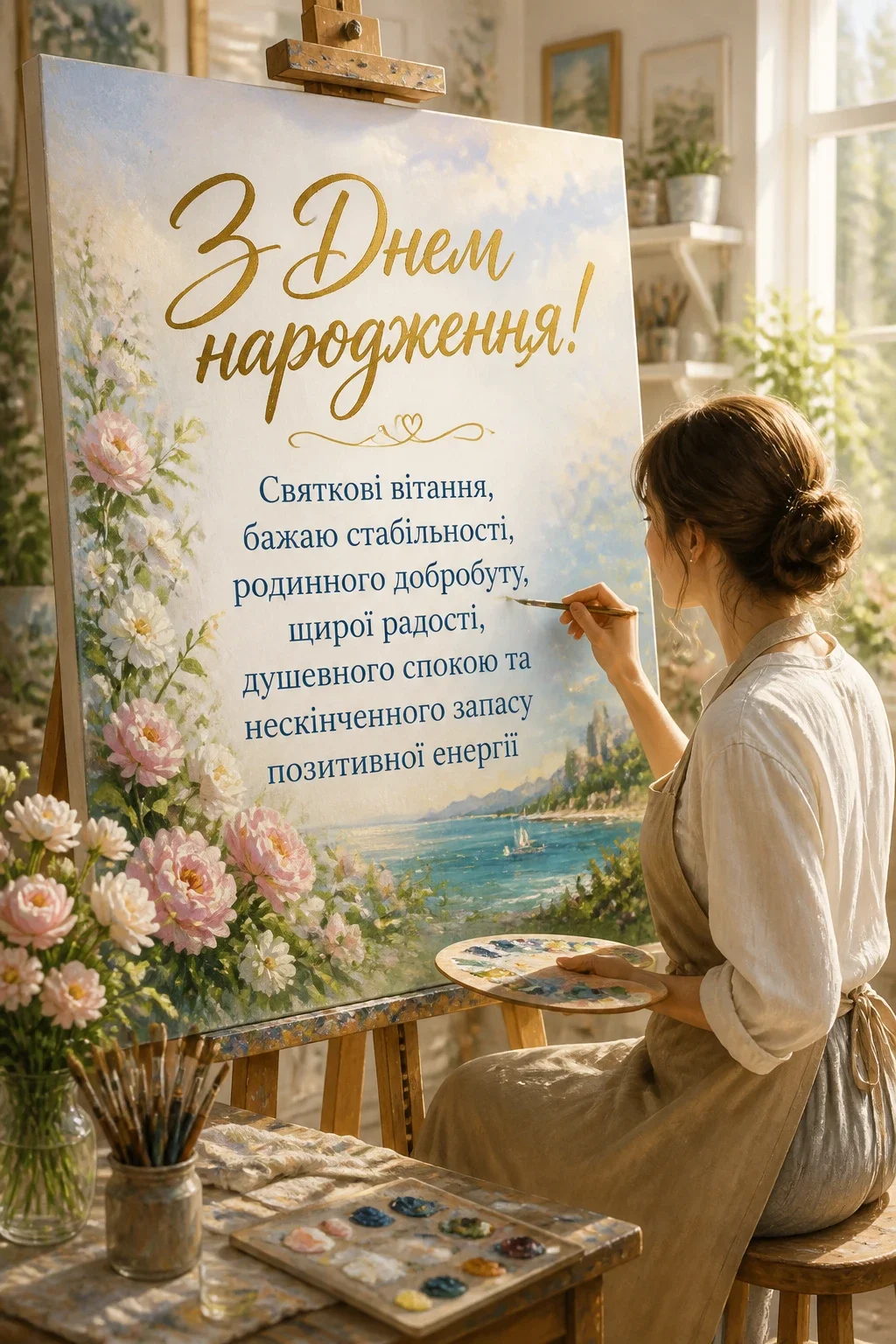 привітання до дня народження жінці