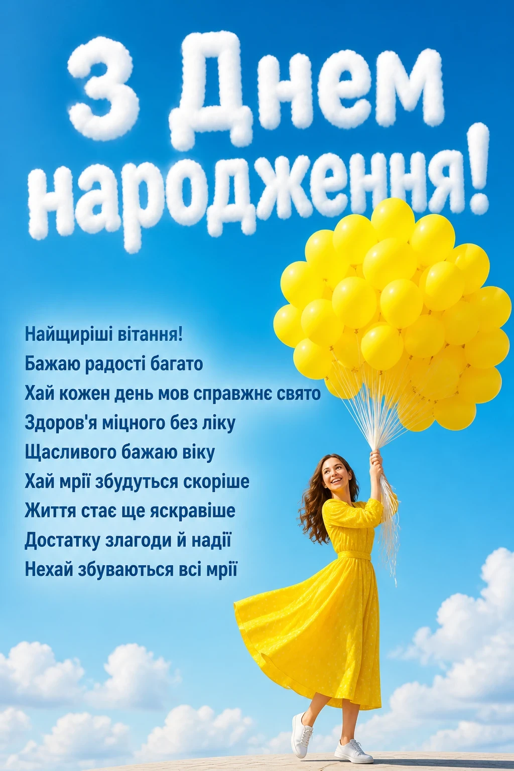 привітання до дня народження жінці