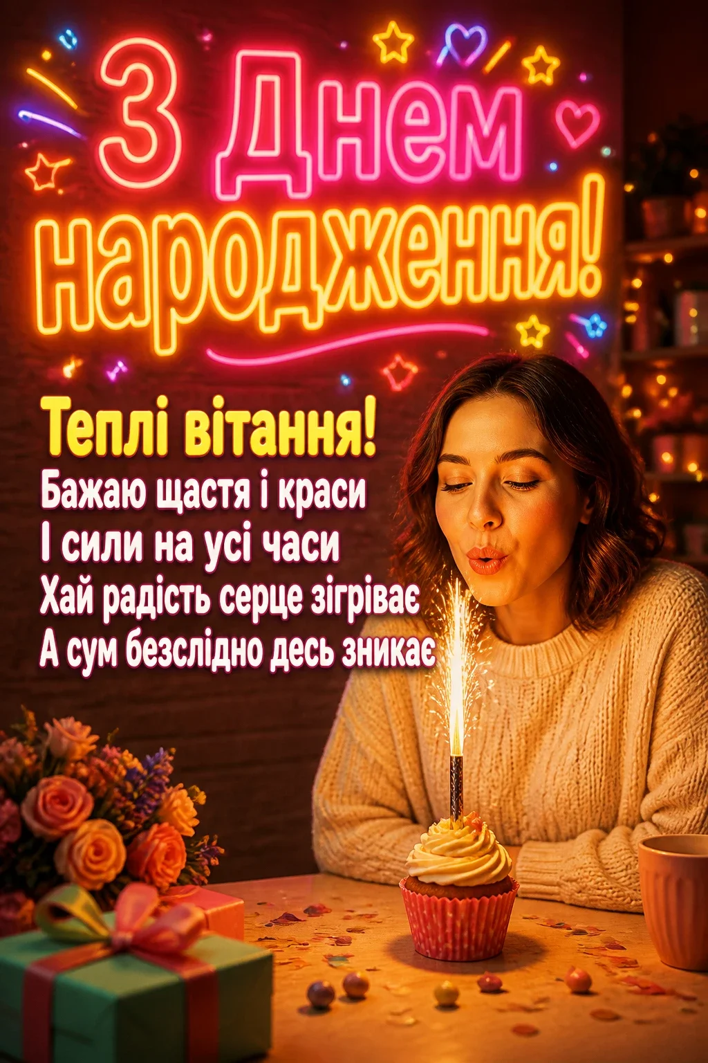 привітання до дня народження жінці