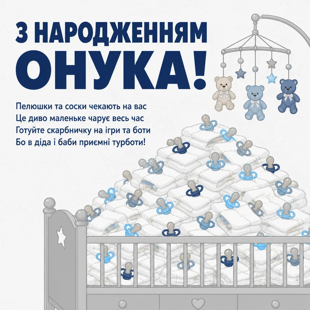 привітання з народженням внука привітання з народженням внука