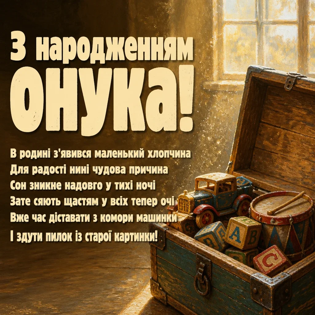 привітання з народженням внука привітання з народженням внука