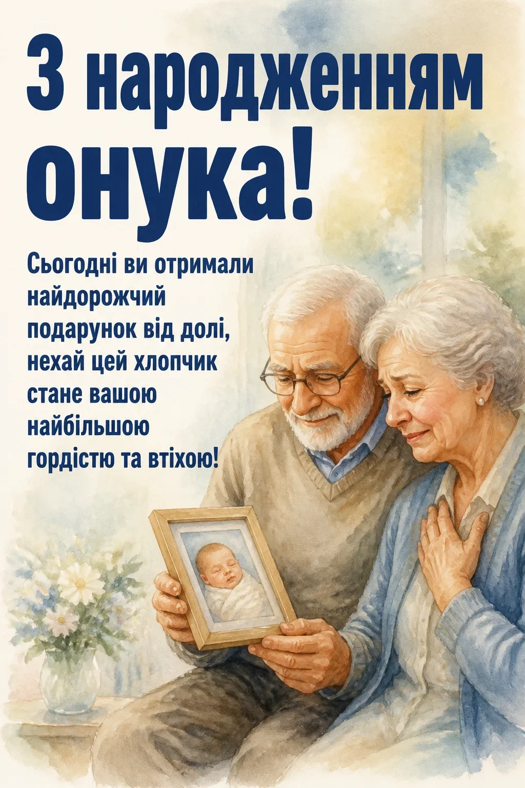 привітання з народженням внука привітання з народженням внука