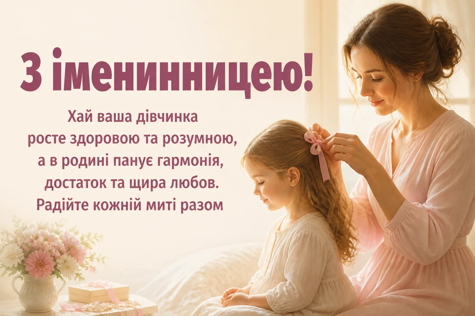 привітання мамі з іменинницею привітання мамі з іменинницею