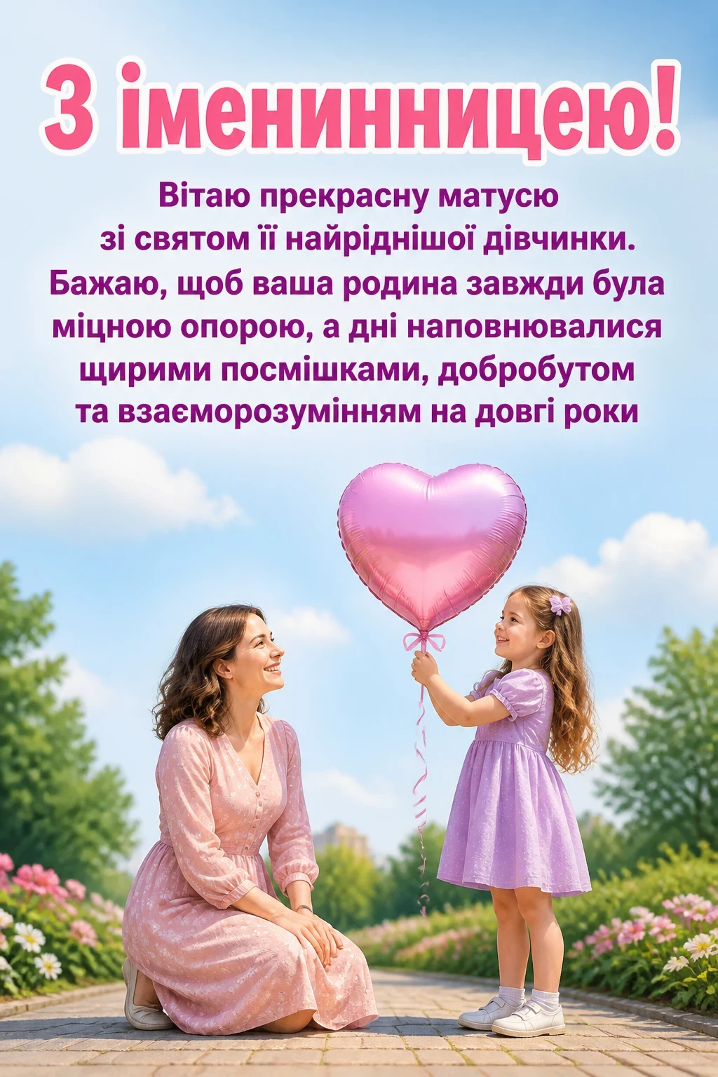 привітання мамі з іменинницею привітання мамі з іменинницею