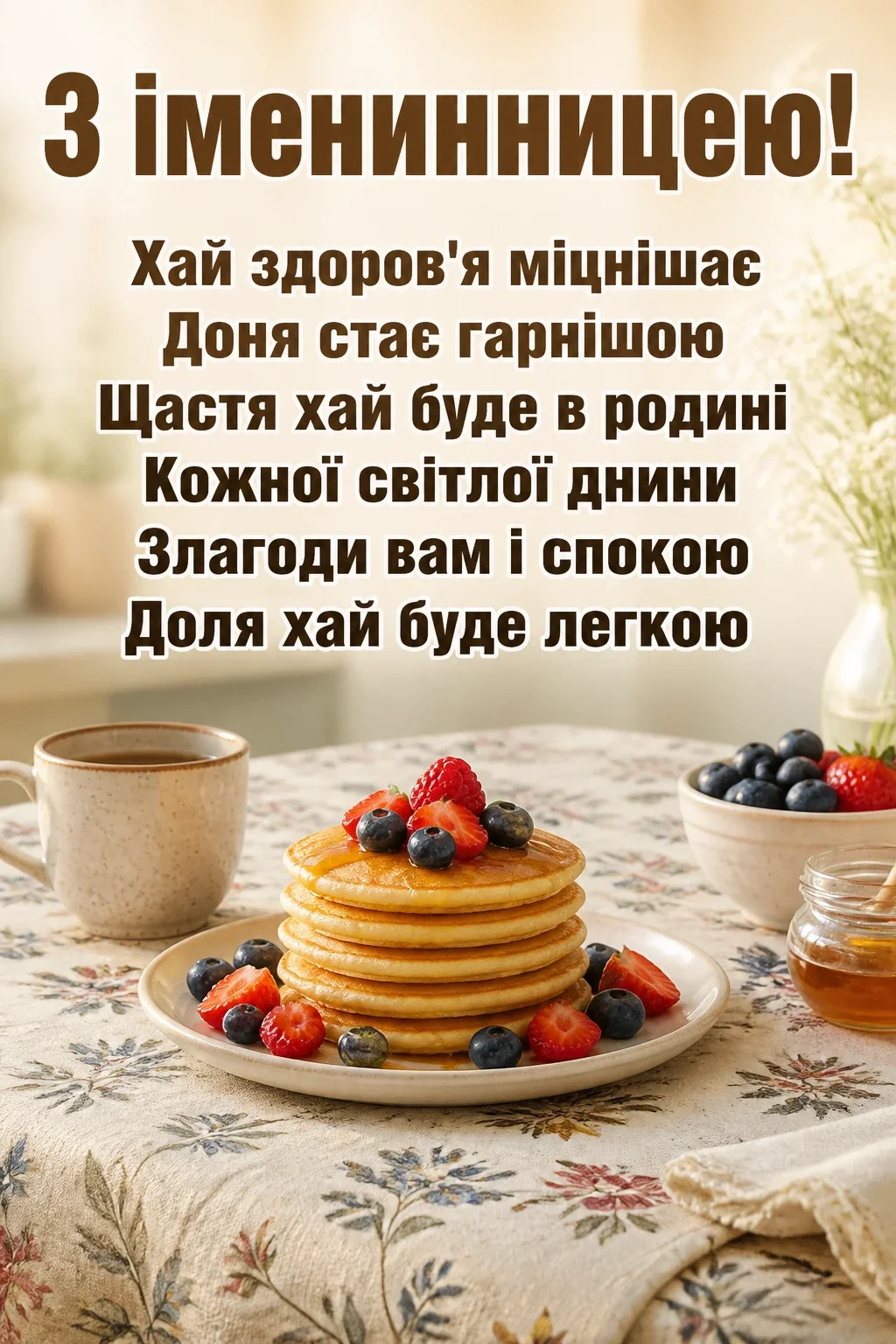 привітання мамі з іменинницею привітання мамі з іменинницею