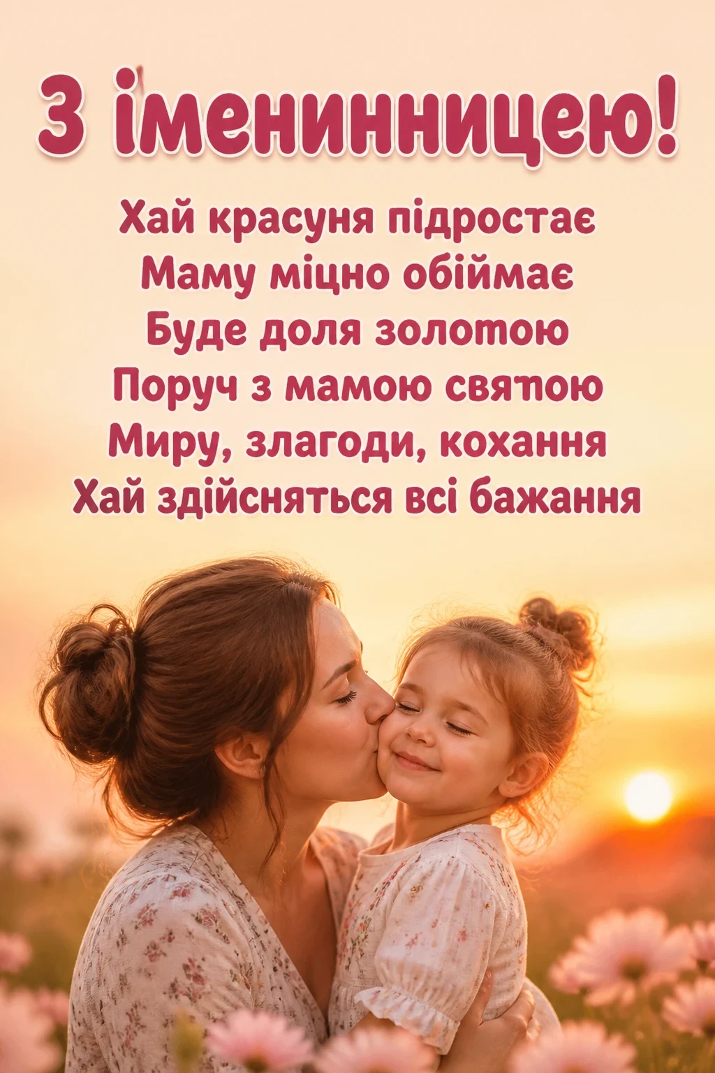 привітання мамі з іменинницею привітання мамі з іменинницею
