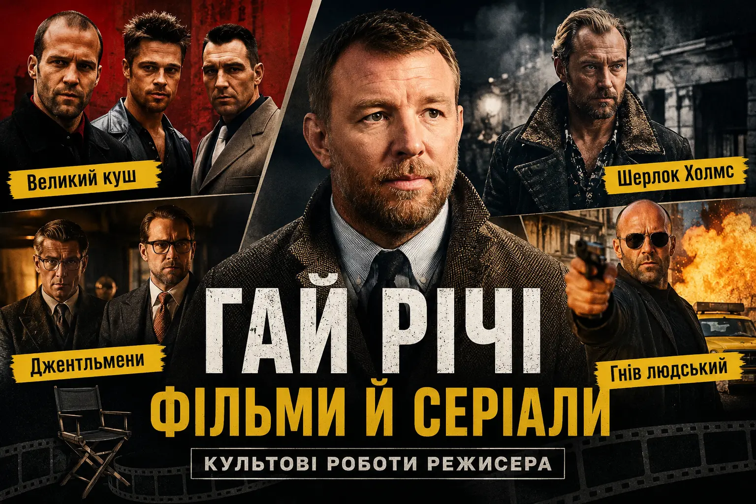 Топ фільми Гай Річі для обов’язкового перегляду